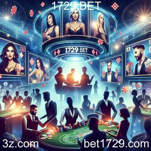 Experiência Imersiva no Cassino Ao Vivo da 1729 BET